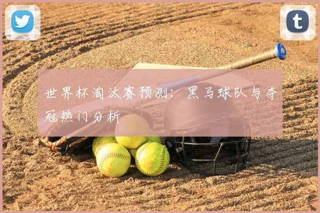 世界杯淘汰赛预测:黑马球队与夺冠热门分析