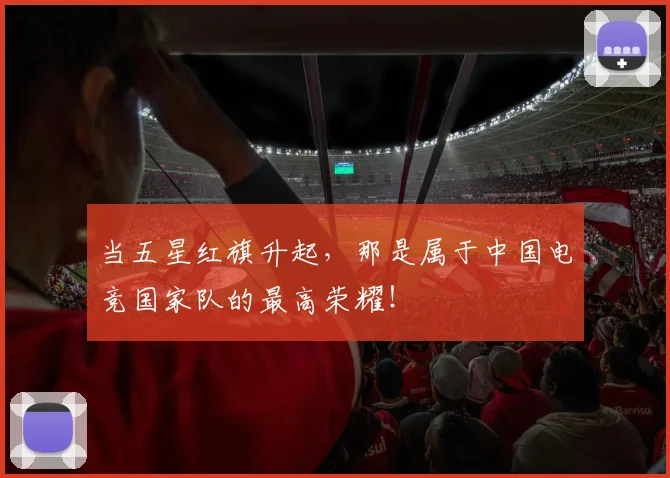 当五星红旗升起,那是属于中国电竞国家队的最高荣耀!