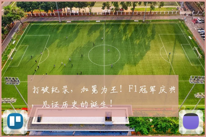 打破纪录，加冕为王！F1冠军庆典，见证历史的诞生！